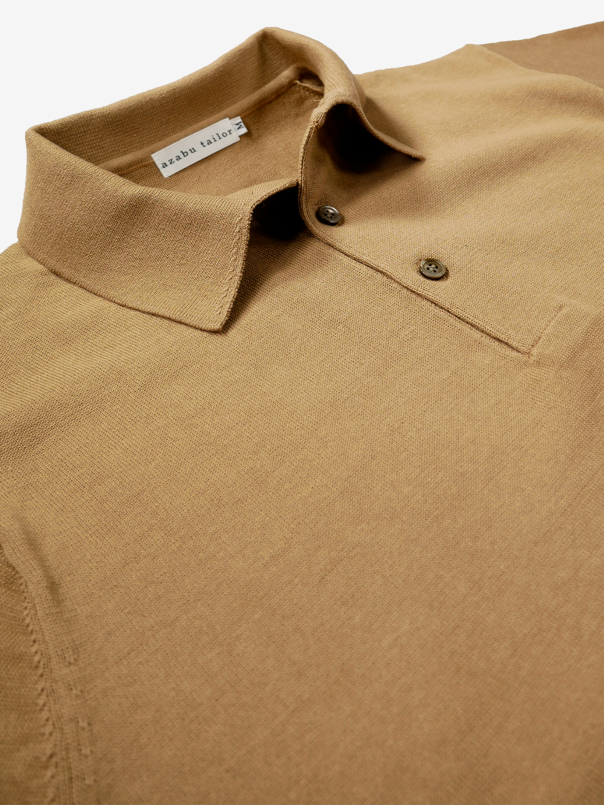 Cotton Polo Shirt｜ブラウン