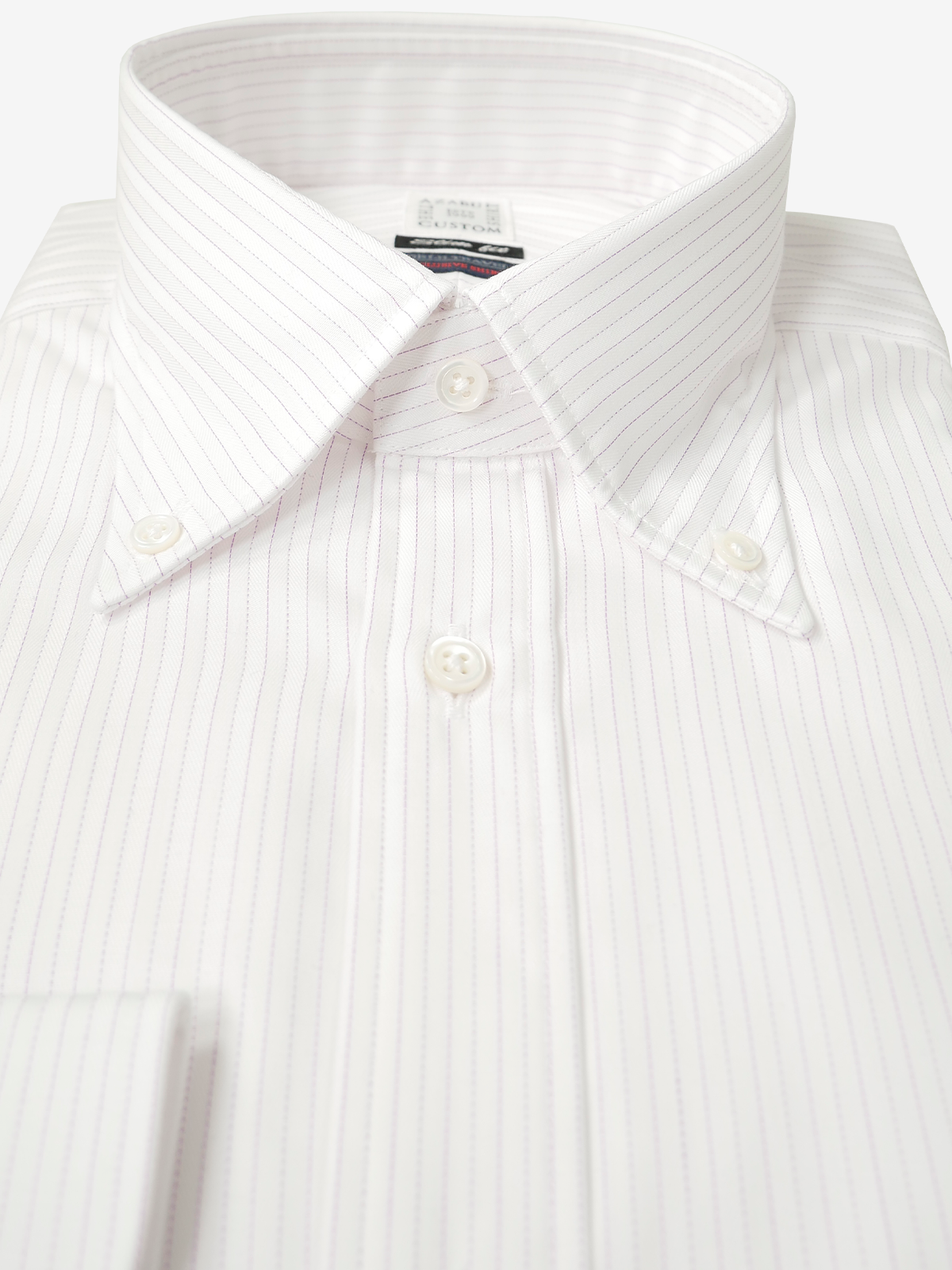 Striped Slim Fit Shirt｜パープル