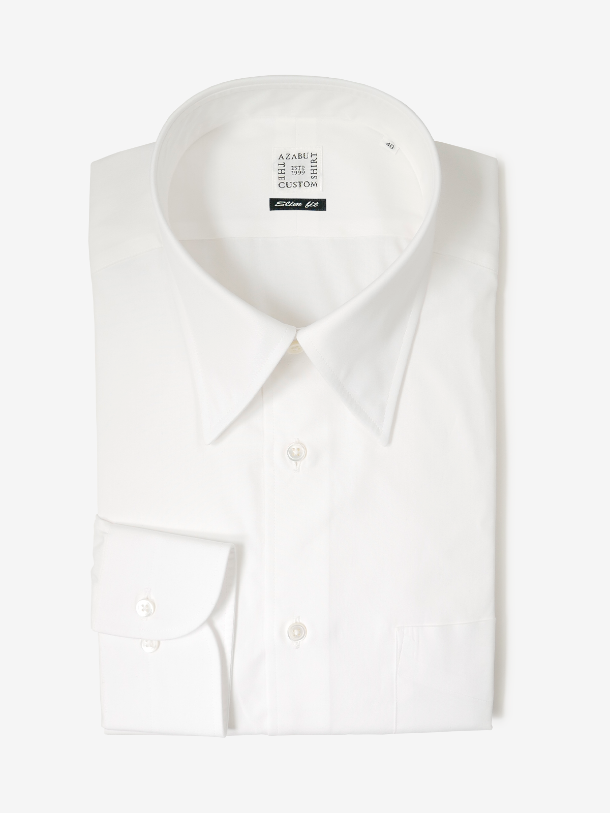 Broadcloth Slim Fit Shirt｜ホワイト