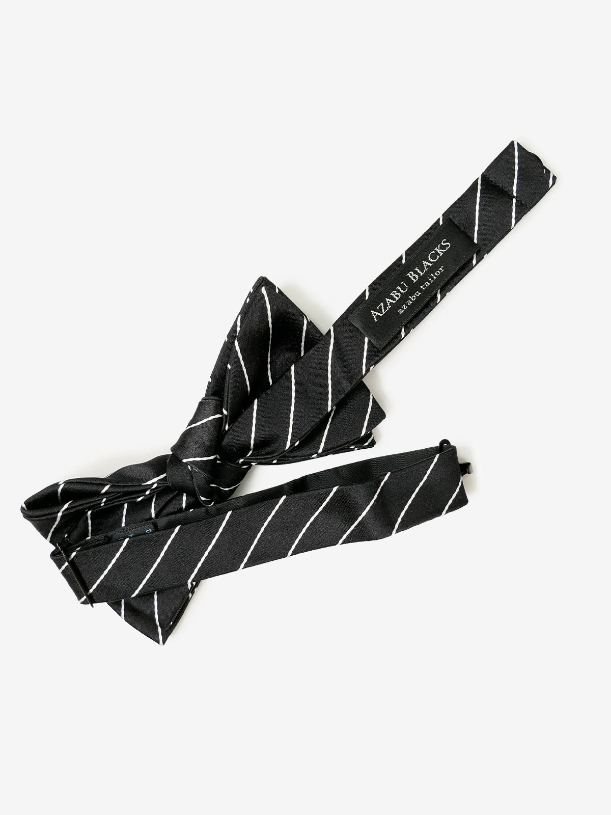 Striped Bow Tie｜ブラック