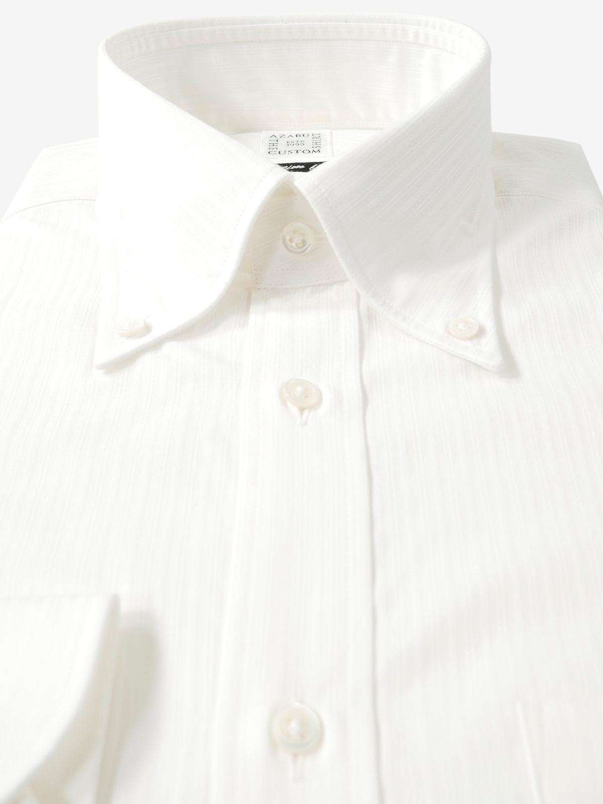 Striped Slim Fit Shirt｜ホワイト