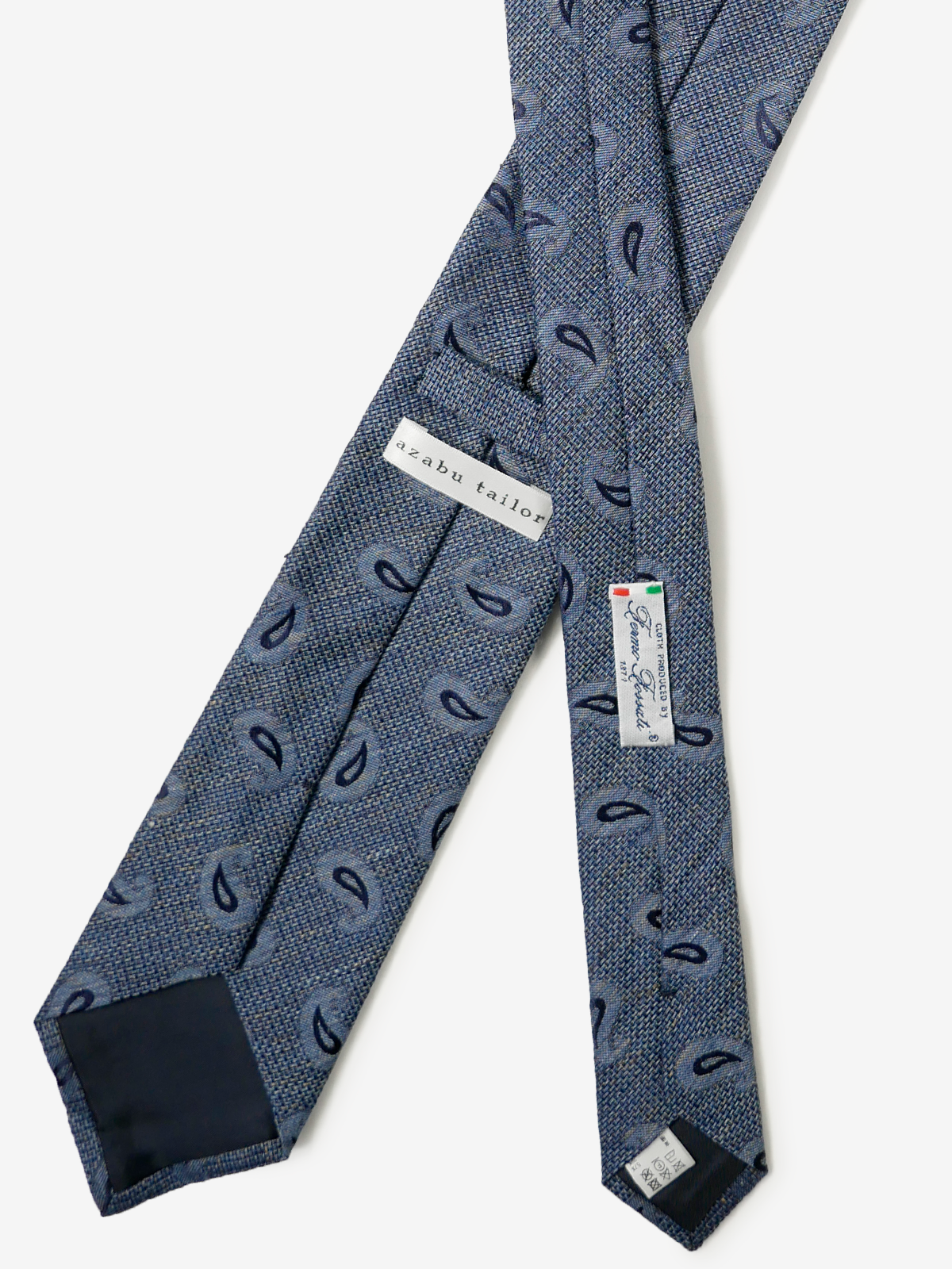 Fermo Fossati｜Paisley Tie｜ブルー