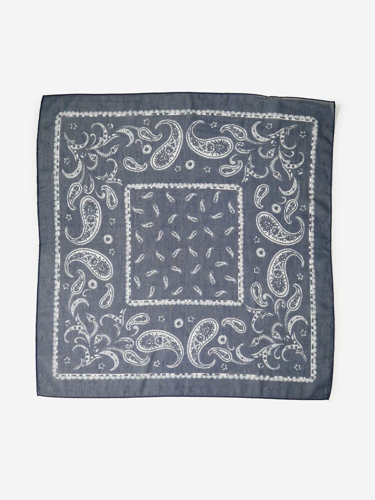 Classico Seta｜Paisley Neckerchief｜ネイビー