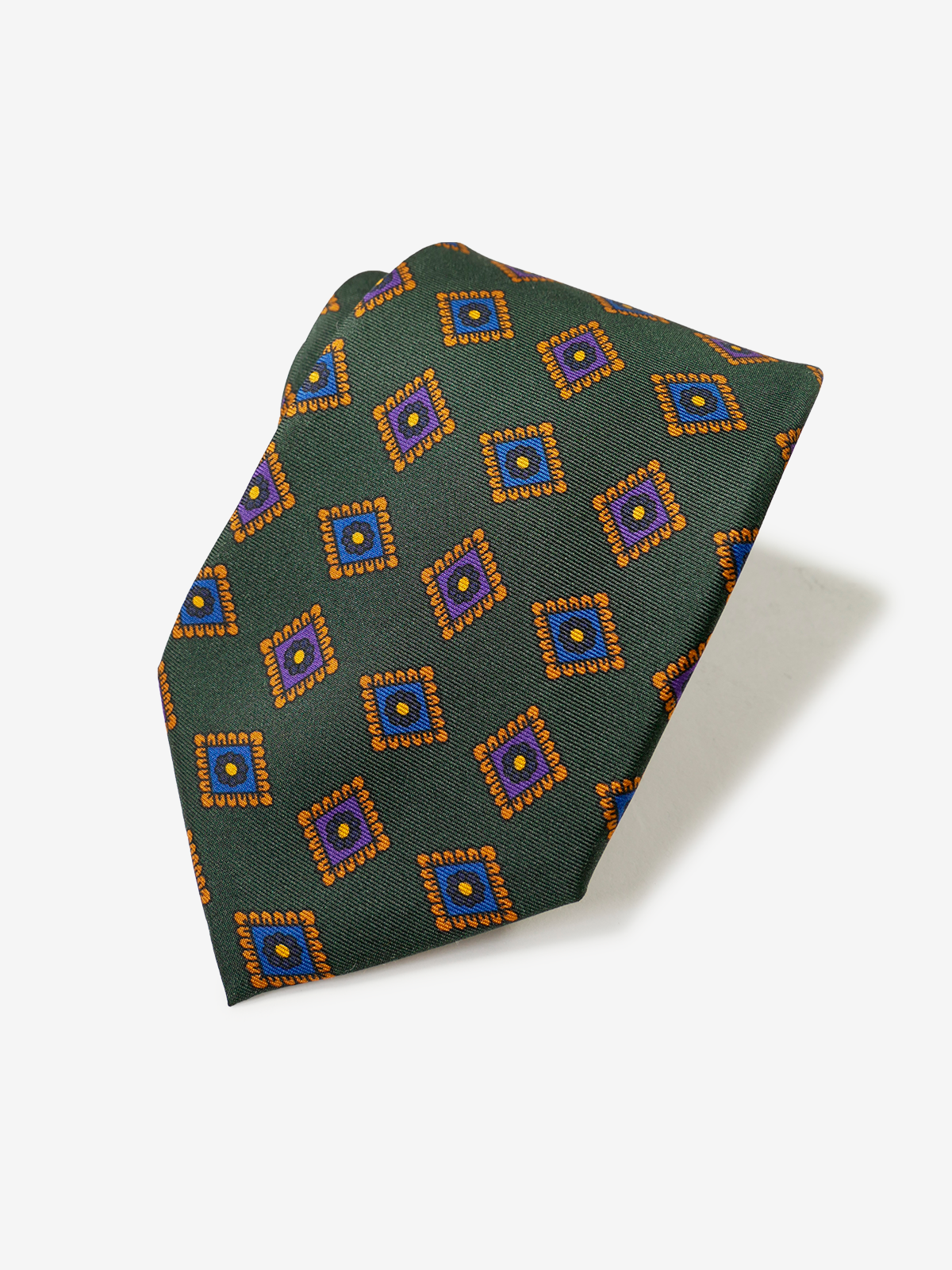 ROBERT KEYTE｜Medallion Tie｜グリーン