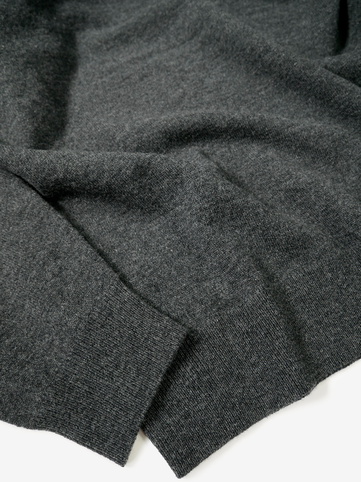 Mock-Neck Sweater｜チャコールグレー