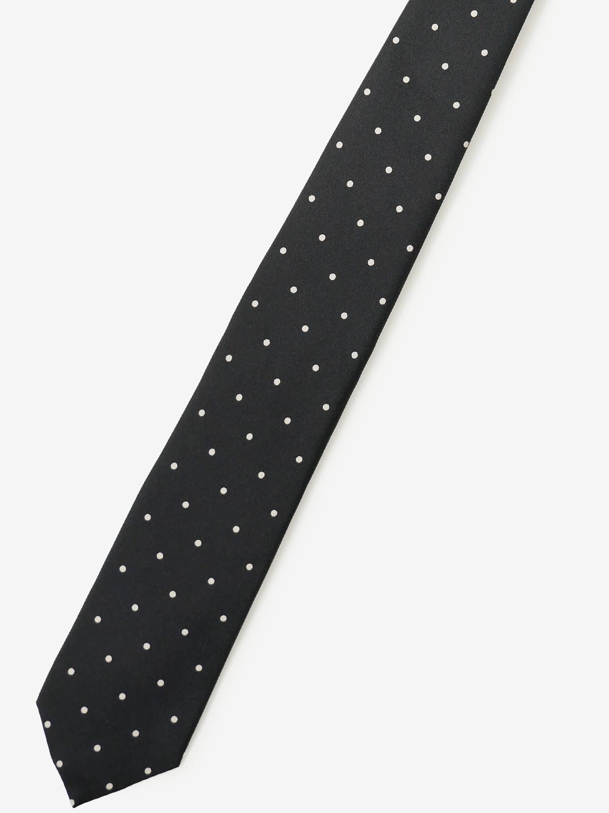 Mantero｜Polka Dot Tie｜ブラック