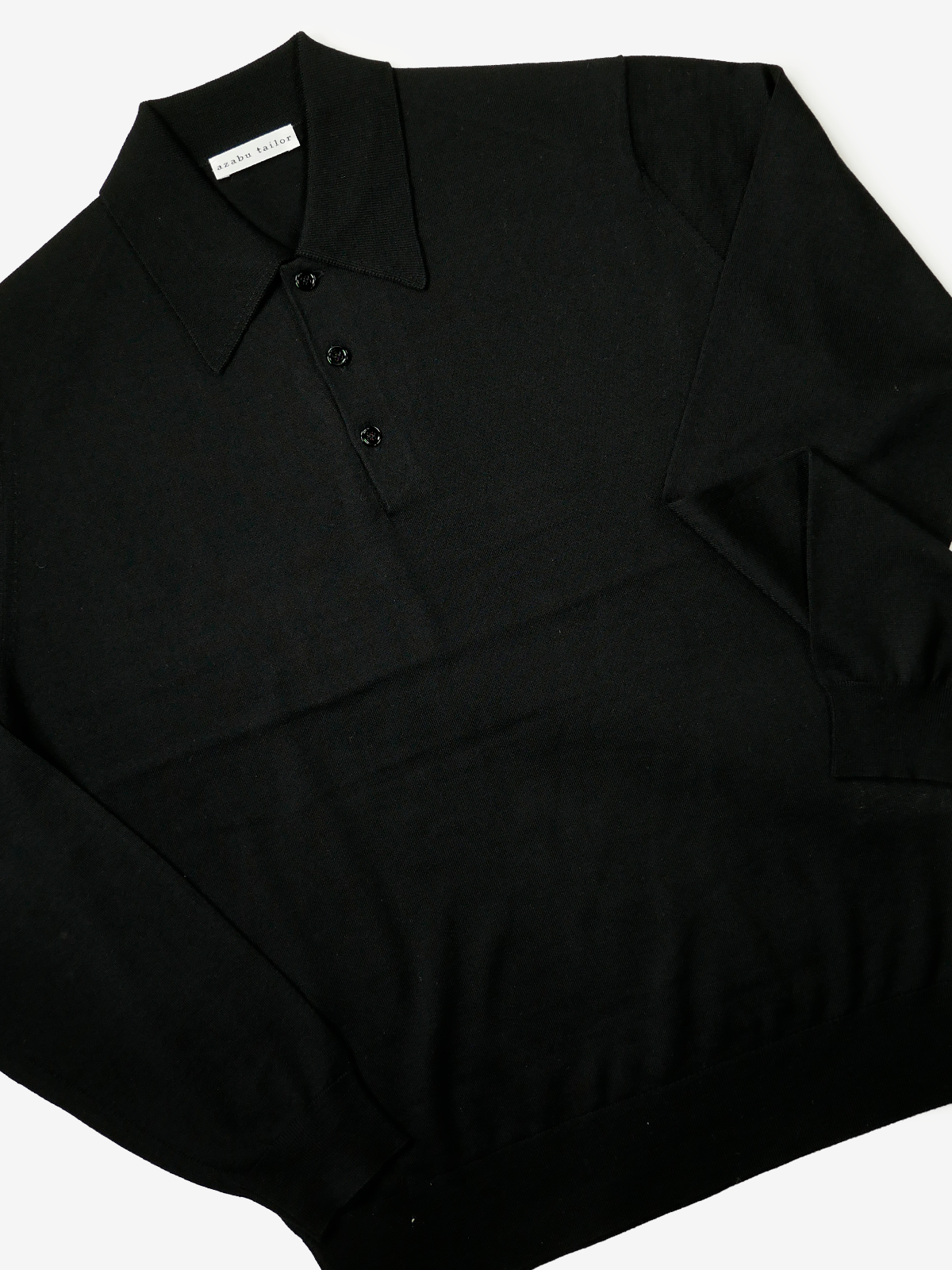 Polo Sweater｜ブラック
