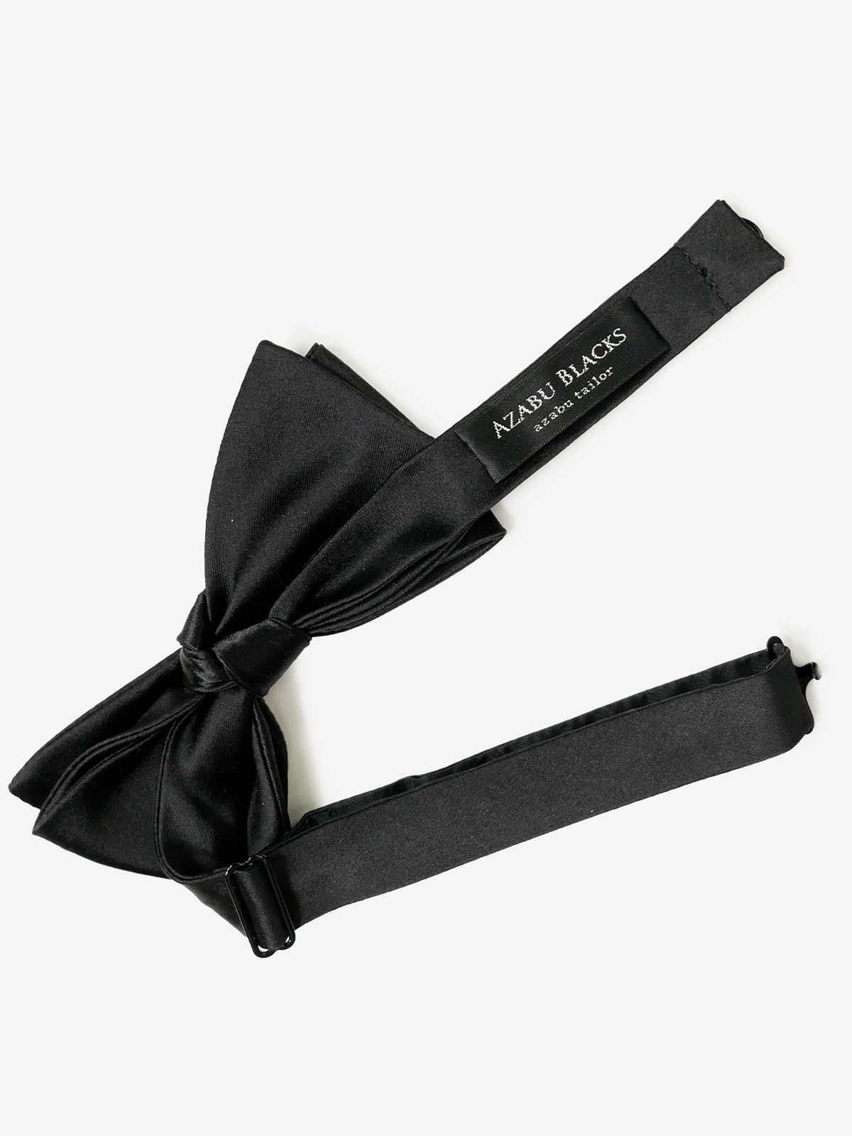 Satin Solid Bow Tie｜ブラック