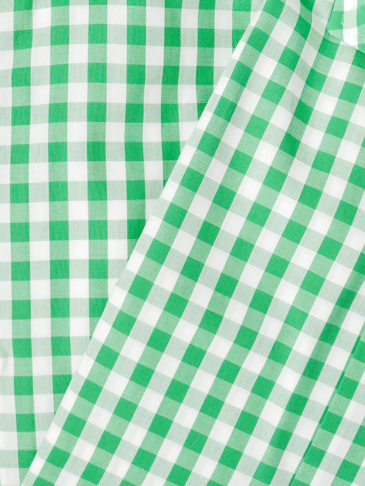 Checked Slim Fit Shirt｜グリーン