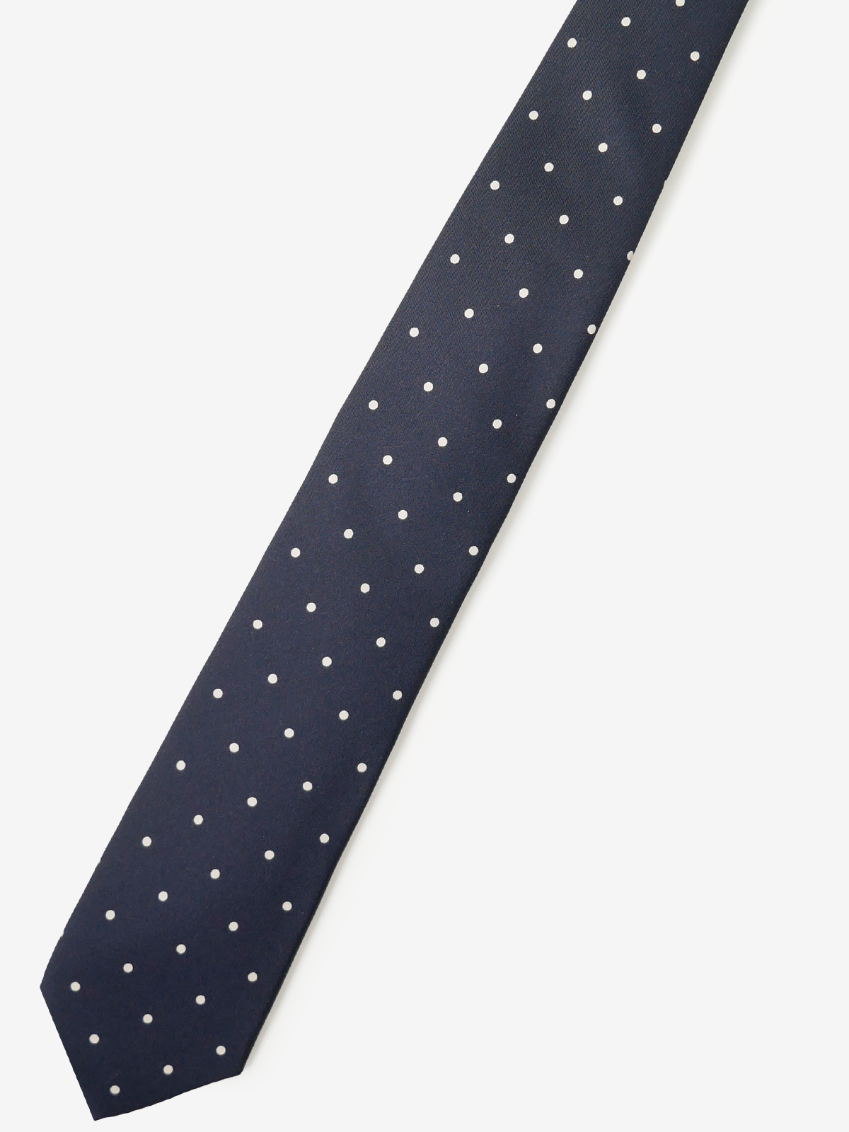 Mantero｜Polka Dot Tie｜ネイビー
