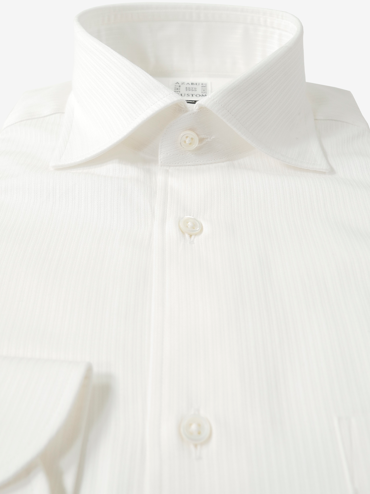 Striped Slim Fit Shirt｜ホワイト