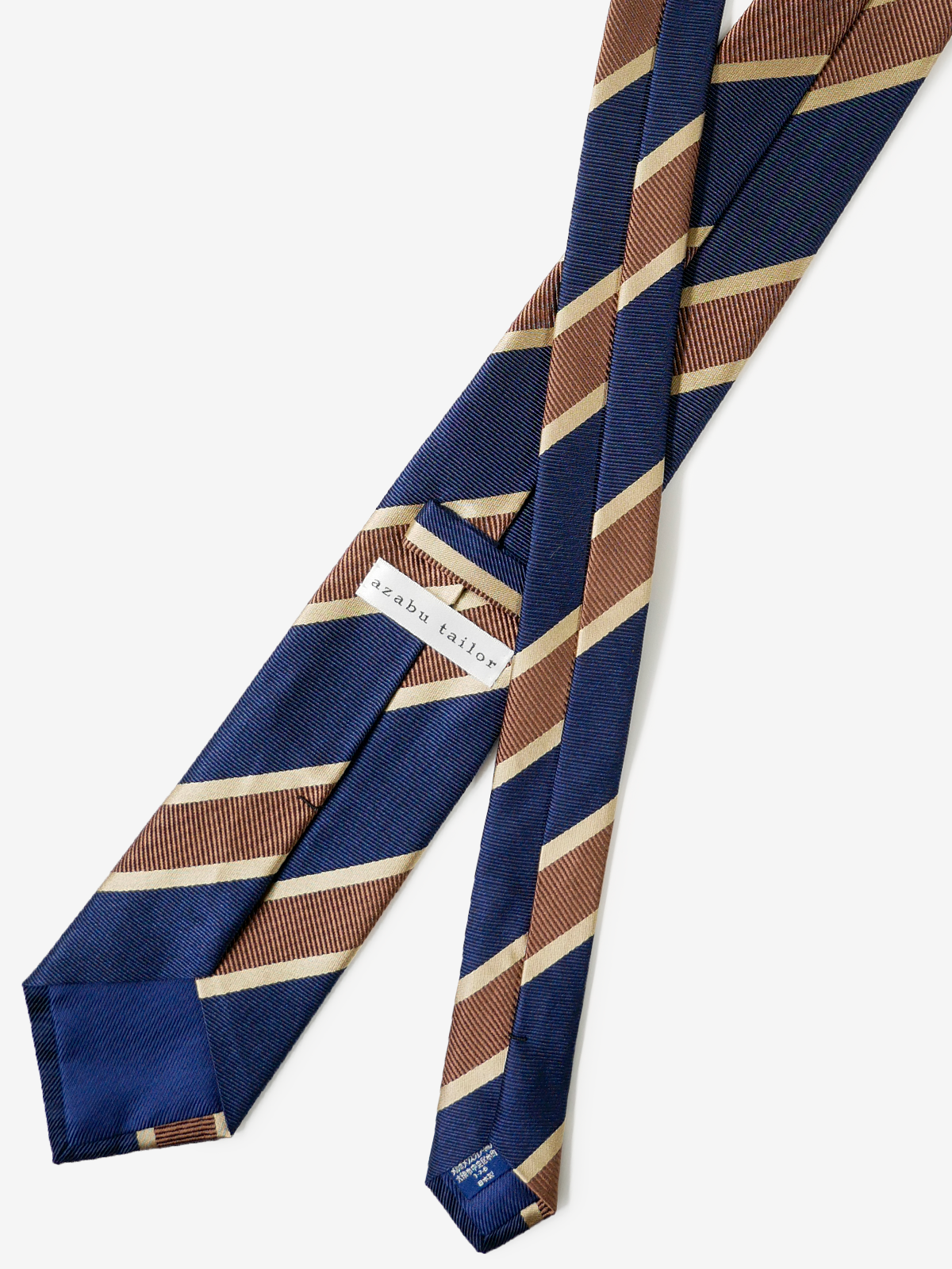 Striped Necktie｜ブラウン