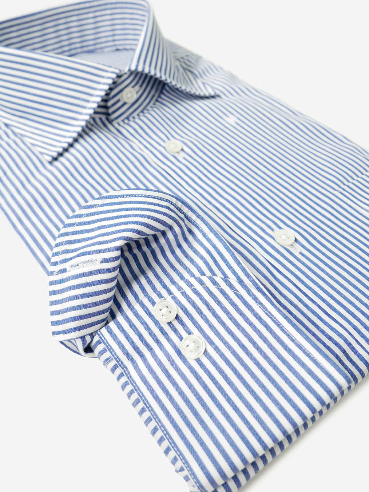 Striped Classic Fit Shirt｜ネイビー