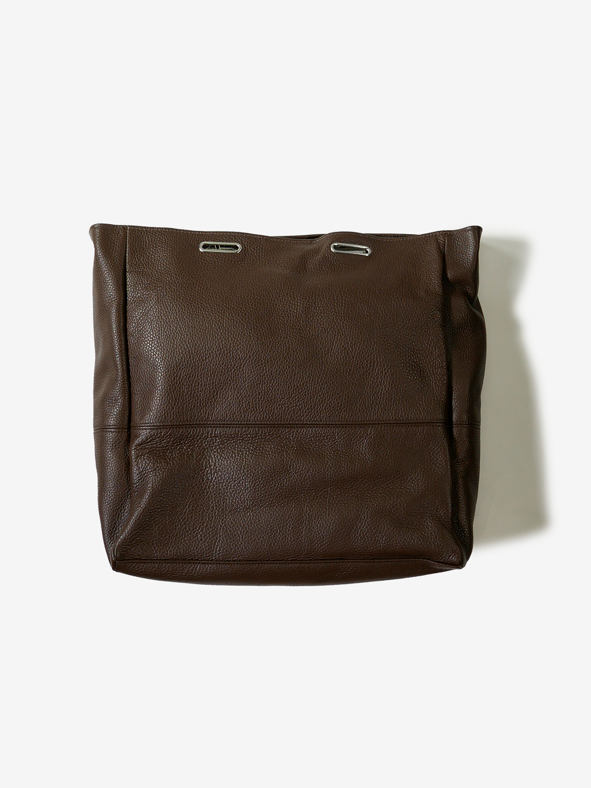 TUSTING｜2WAY Tote Bag Grain Leater｜ブラウン