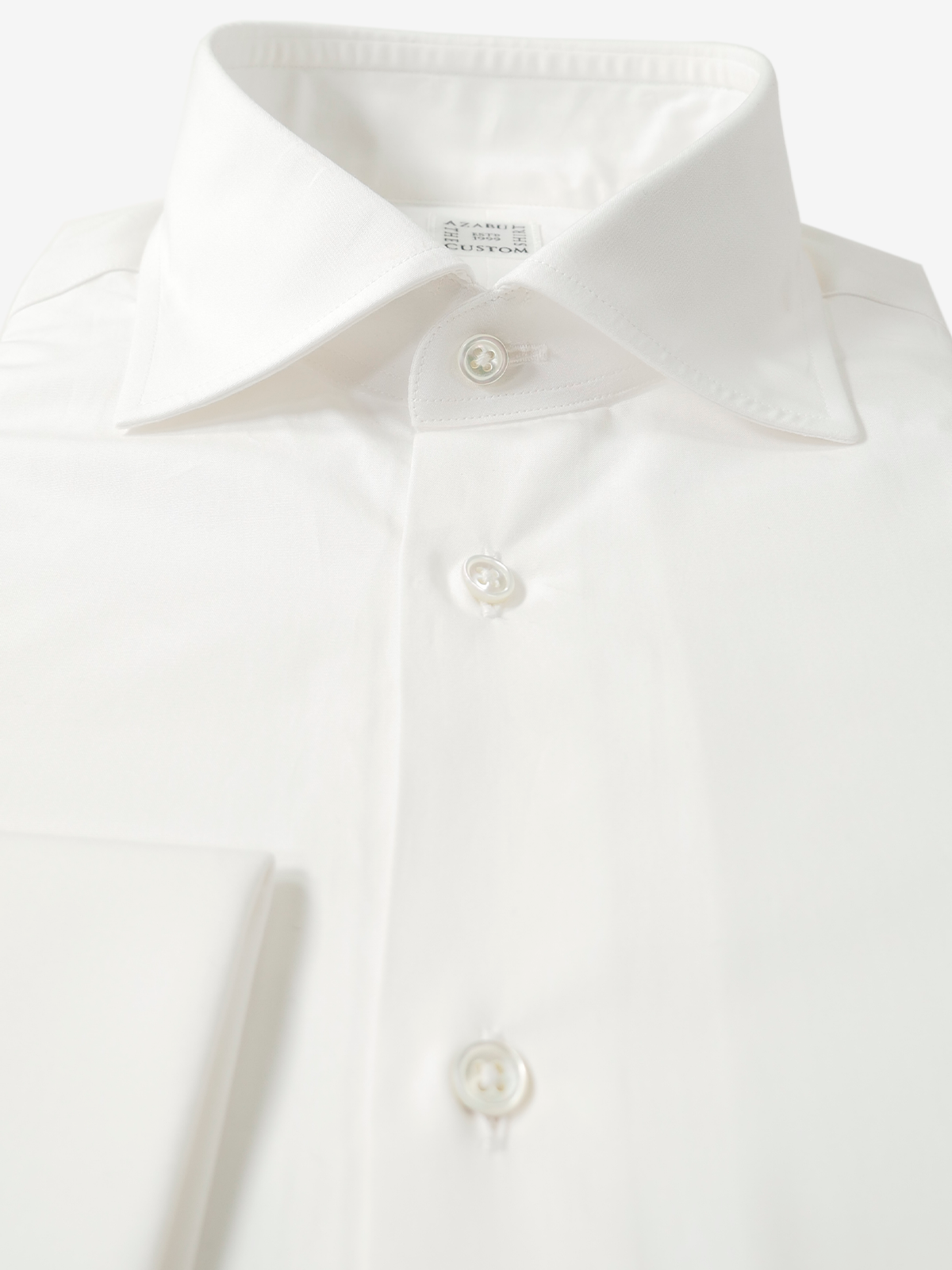 French Cuff Classic Fit Broadcloth Shirt｜ホワイト