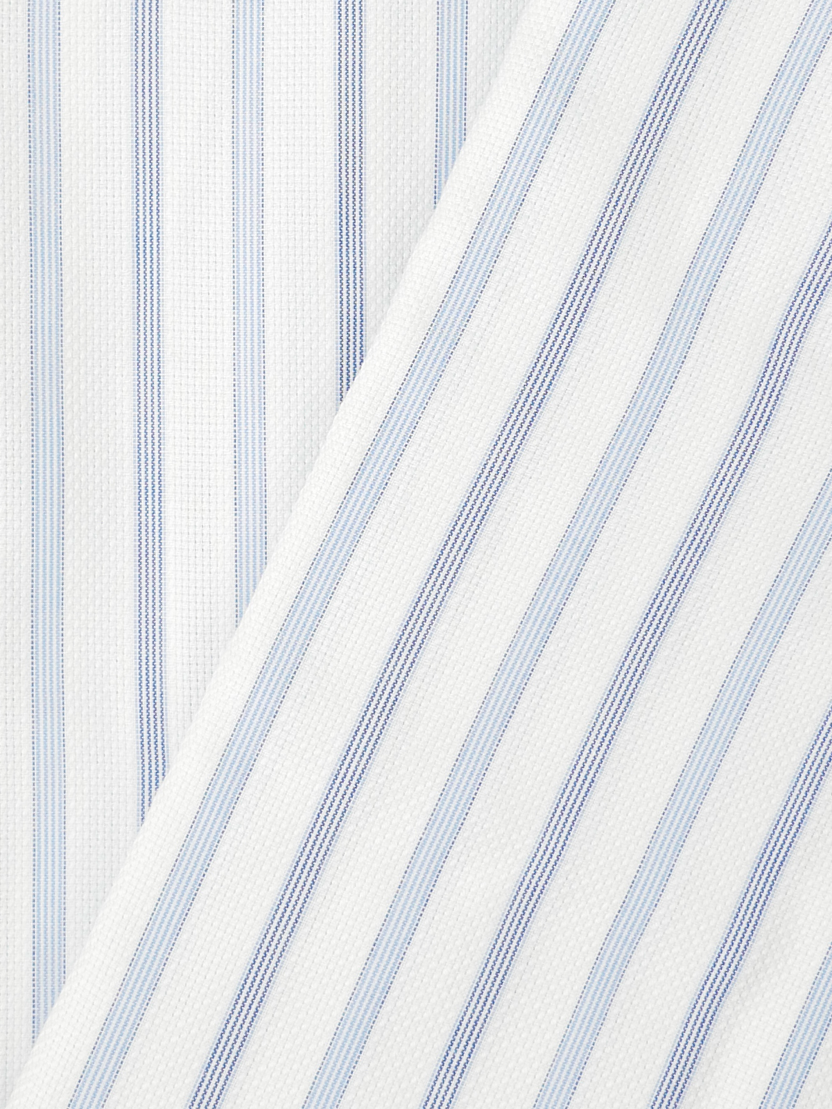 Striped Slim Fit Shirt｜ブルー