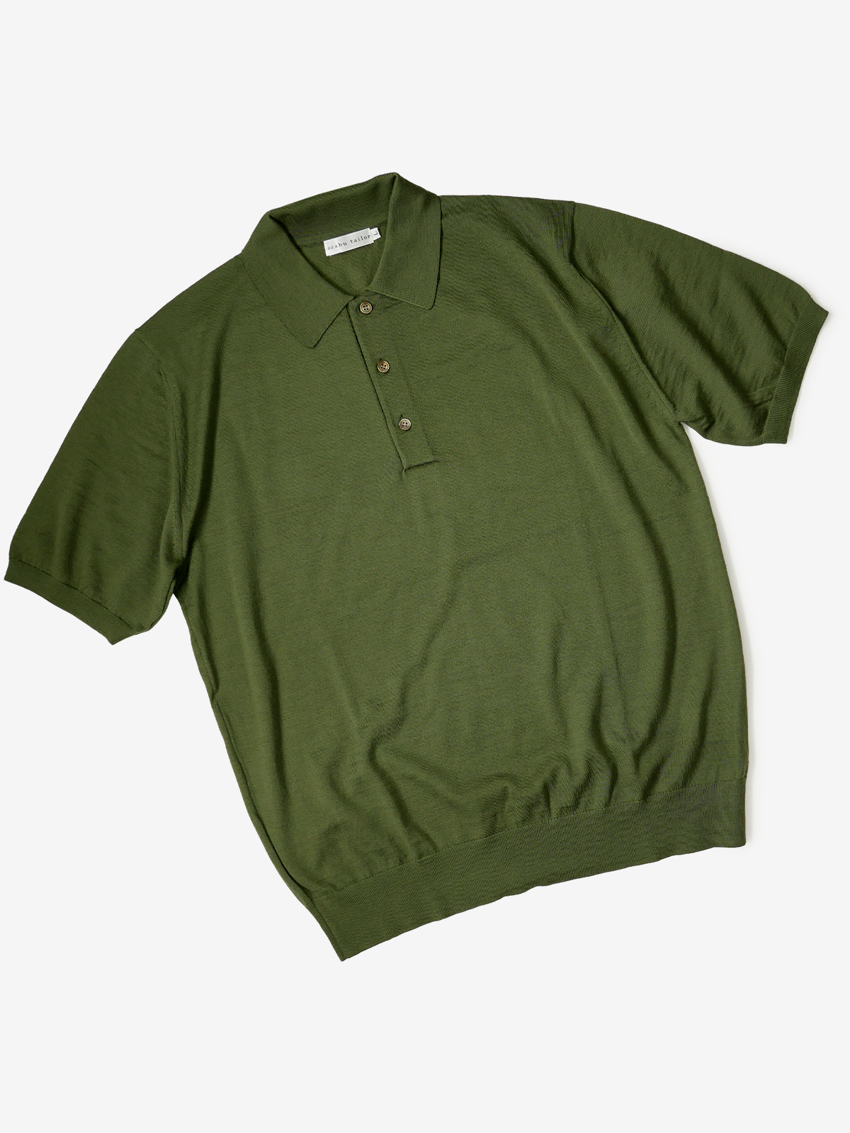 Wool Polo Shirt｜グリーン