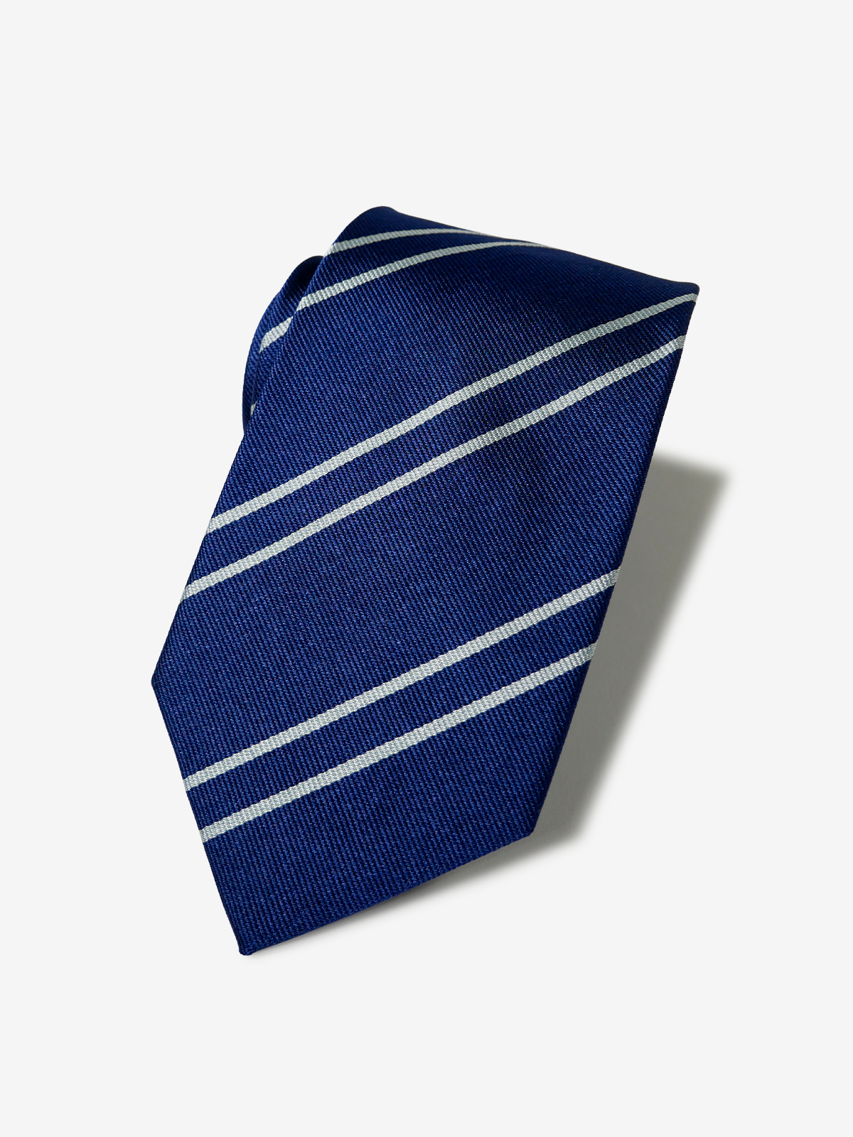 VANNERS｜Regimental Striped Necktie｜ブルー