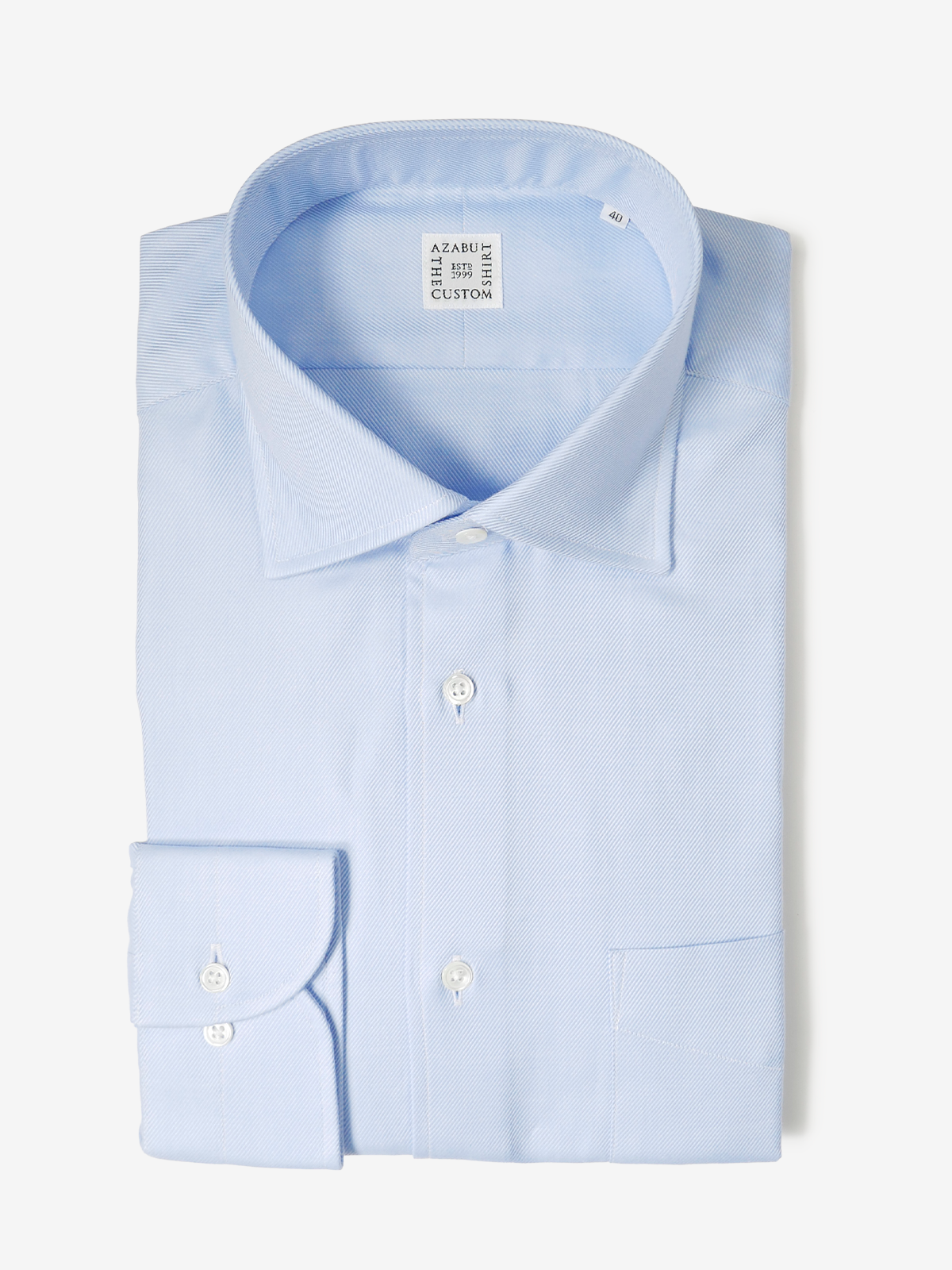 Twill Classic Fit Shirt｜サックス