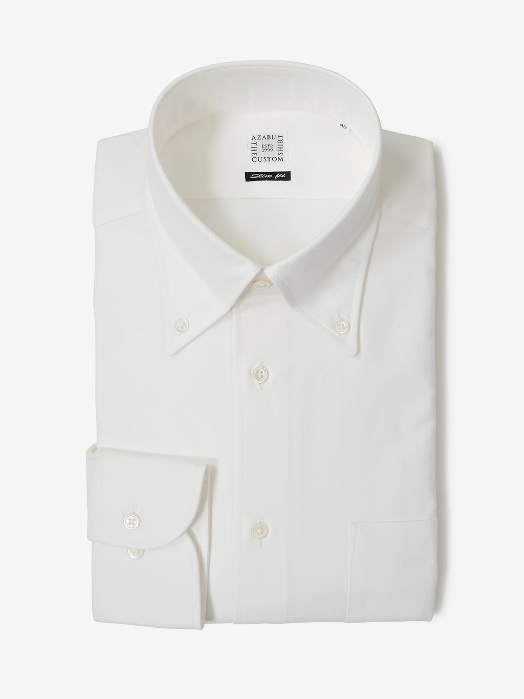 Oxford Slim Fit Shirt｜ホワイト