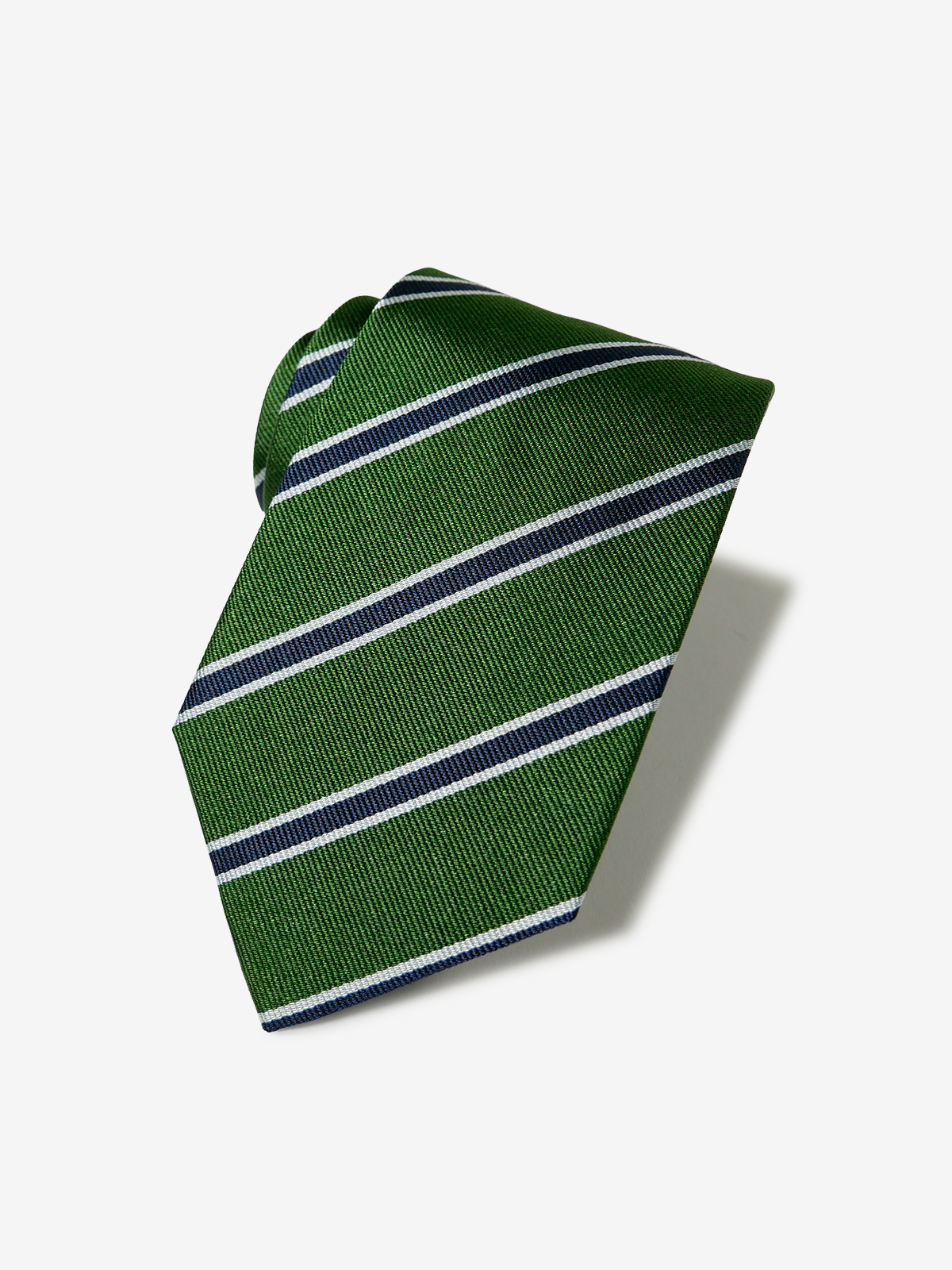 VANNERS｜Regimental Striped Necktie｜グリーン