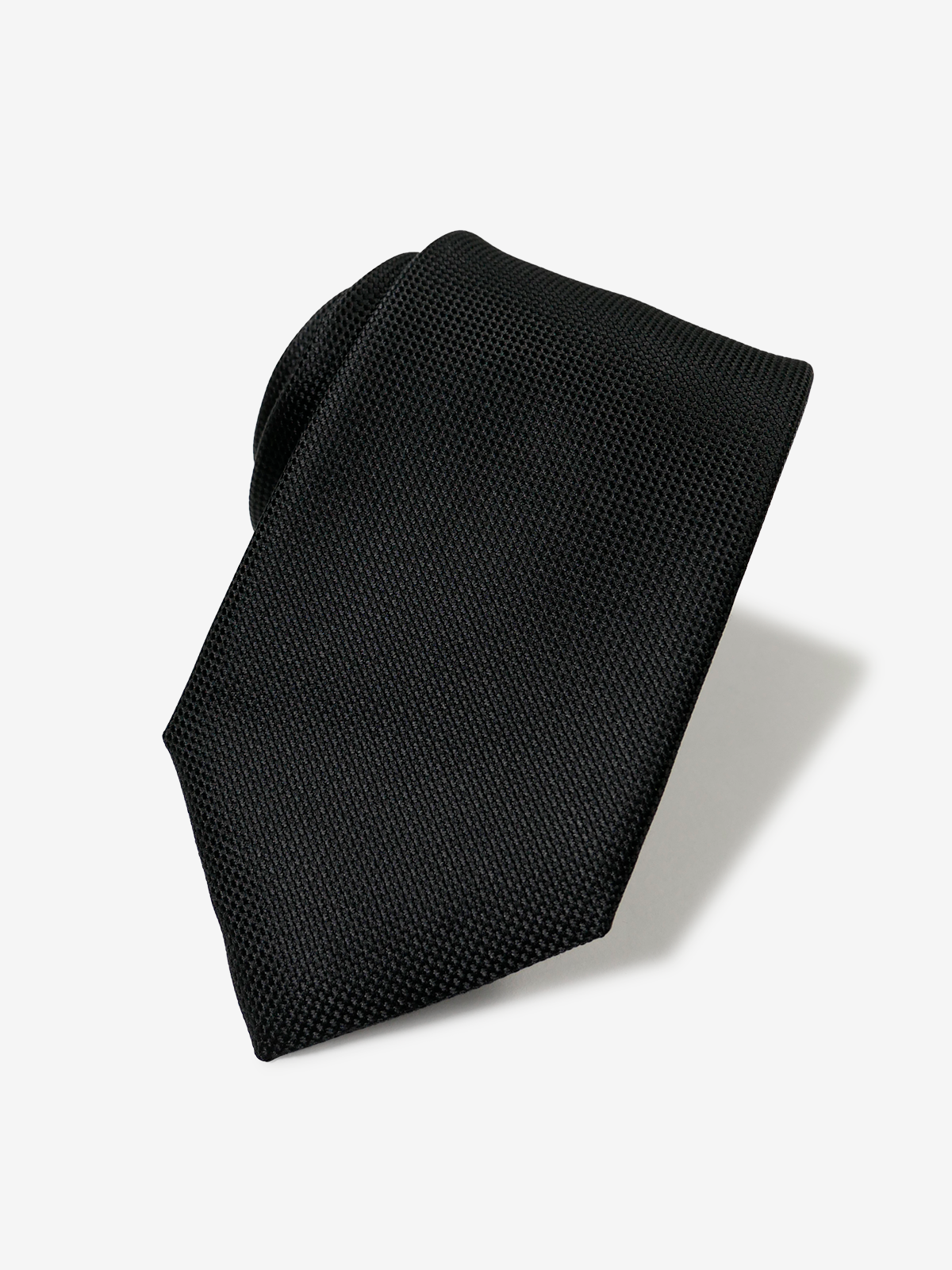 Basketweave Necktie｜ブラック