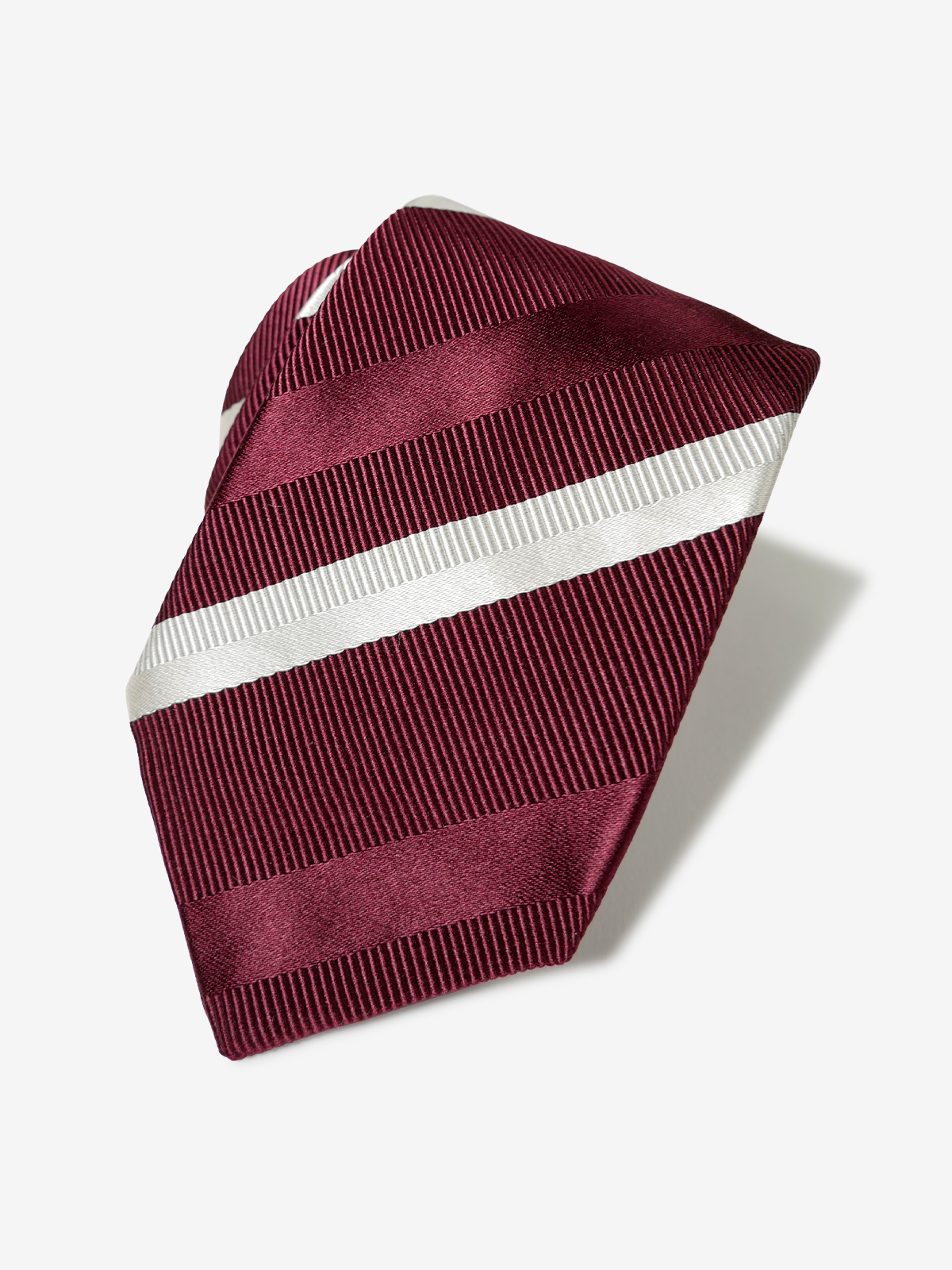Striped Necktie｜ボルドー