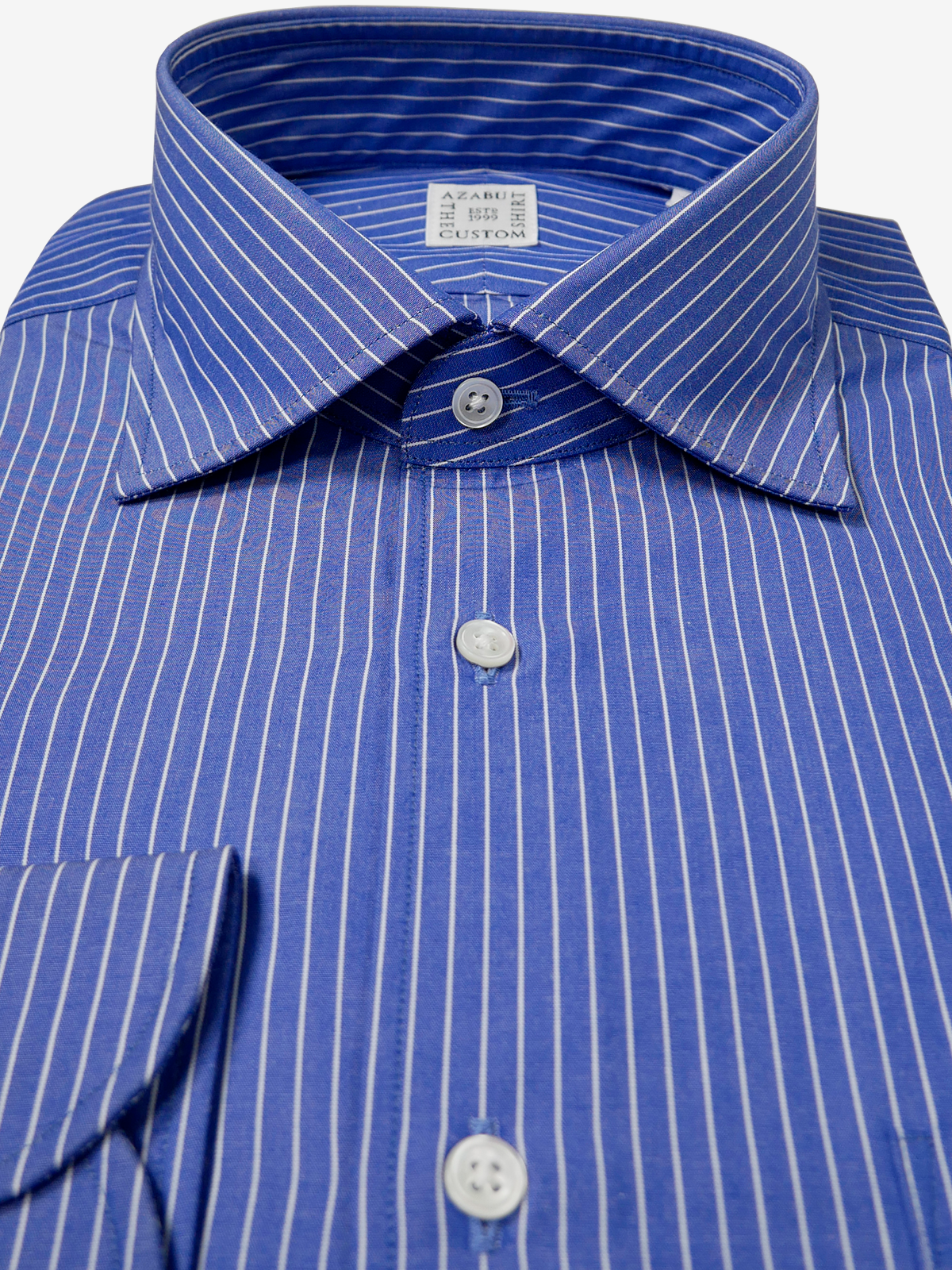 Pencil Stripes Classic Fit Shirt｜ネイビー