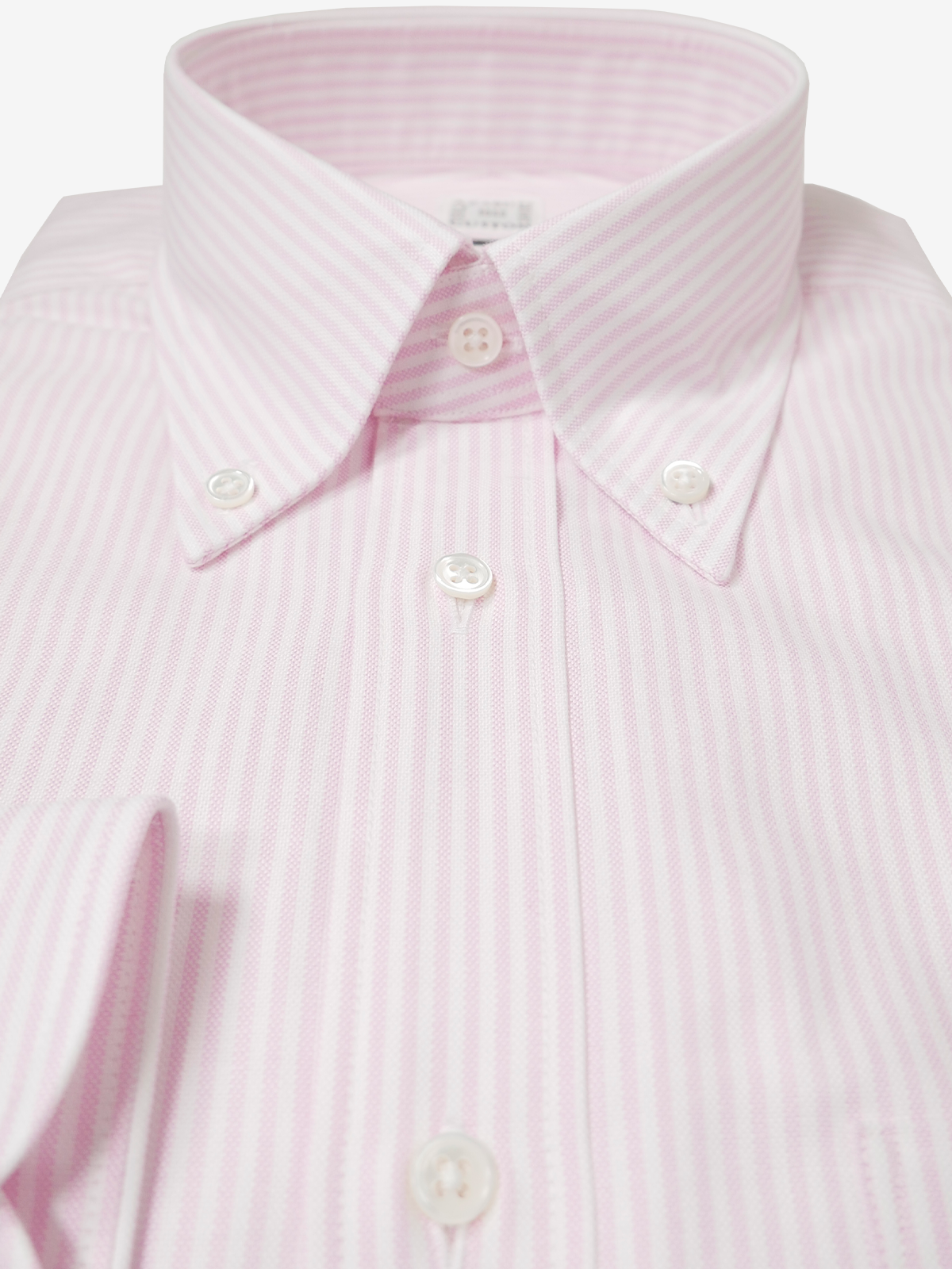 Oxford Striped Slim Fit Shirt｜ピンク