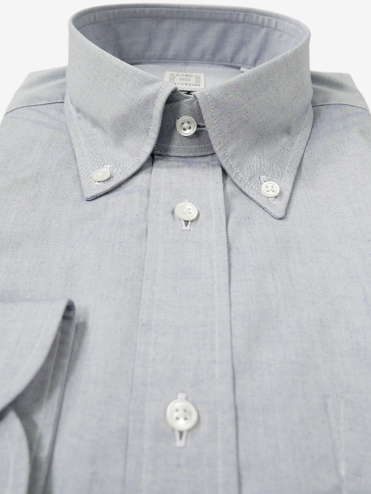 Chambray Slim Fit Shirt｜グレー