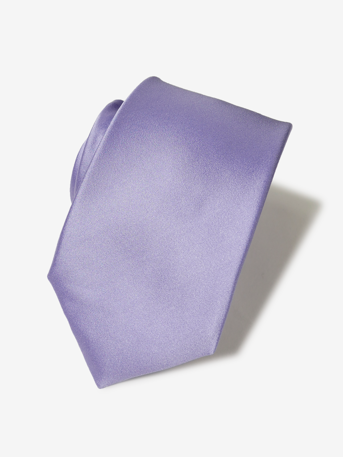 Satin Solid Necktie｜ラベンダー