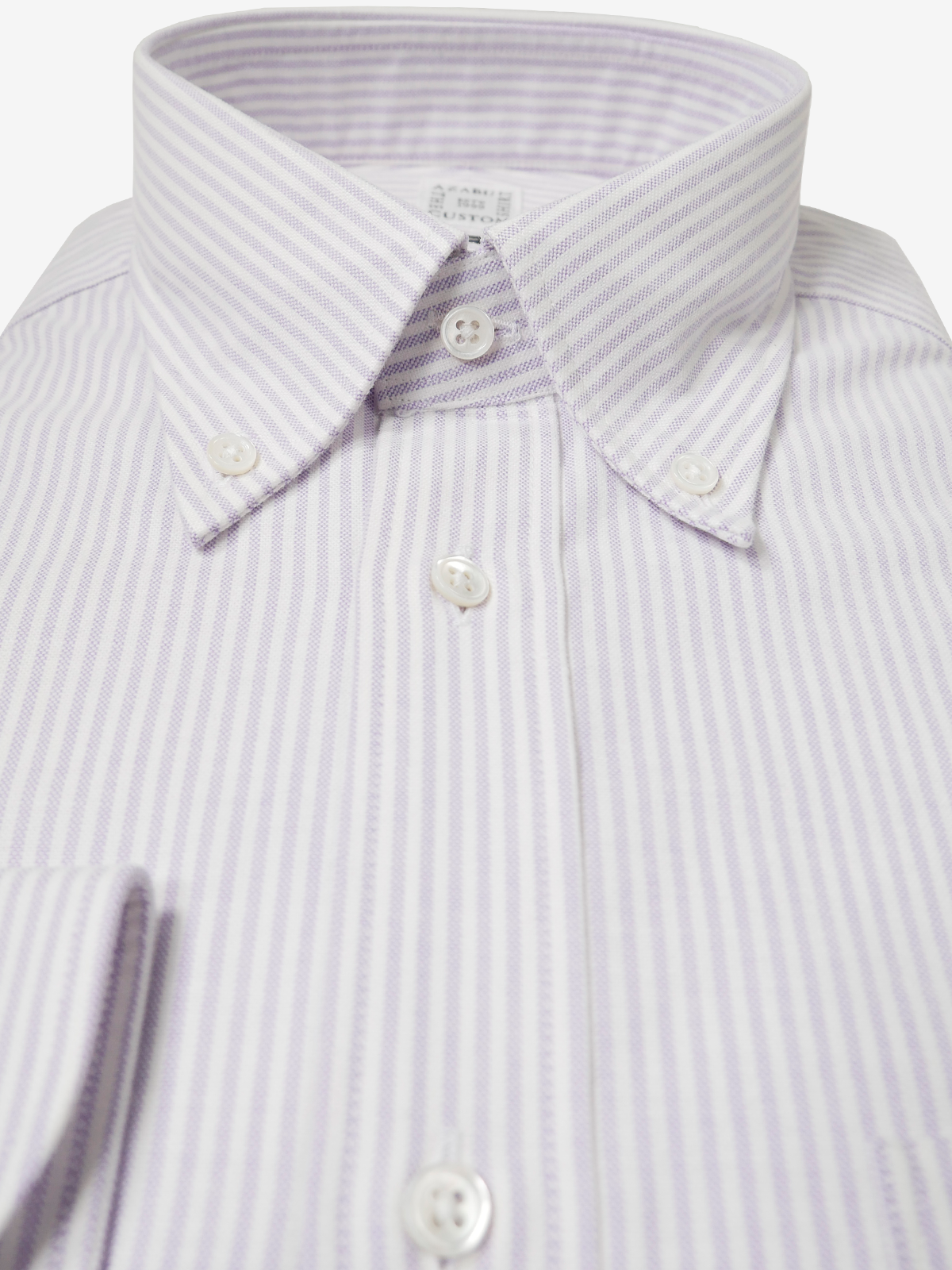 Oxford Striped Slim Fit Shirt｜ラベンダー