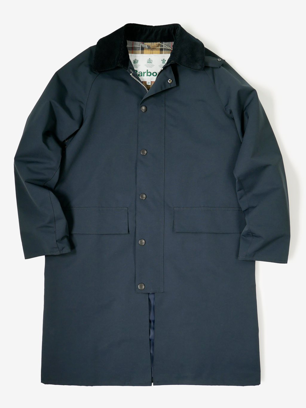 バブアー Barbour BURGHLEY バーレイ38 ネイビー ノンワックス バブアー Barbour BURGHLEY バーレイ38 ネイビー ノンワックス
