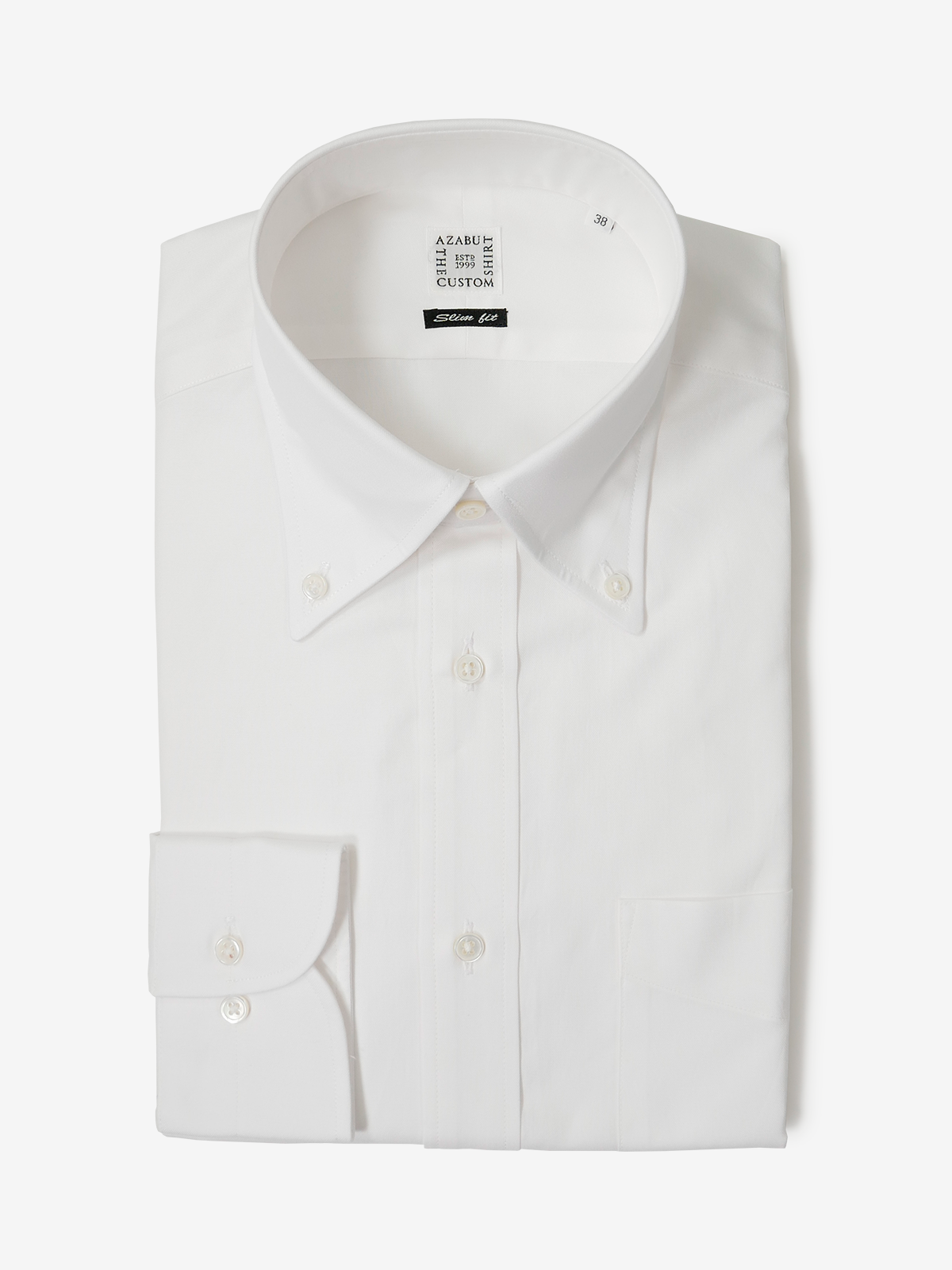 Pinpoint Oxford Slim Fit Shirt｜ホワイト