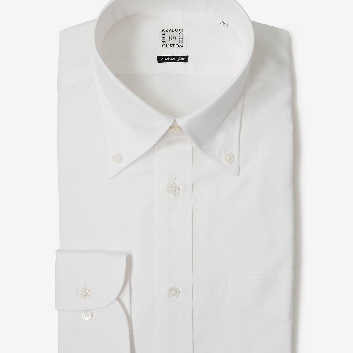 Pinpoint Oxford Slim Fit Shirt｜ホワイト