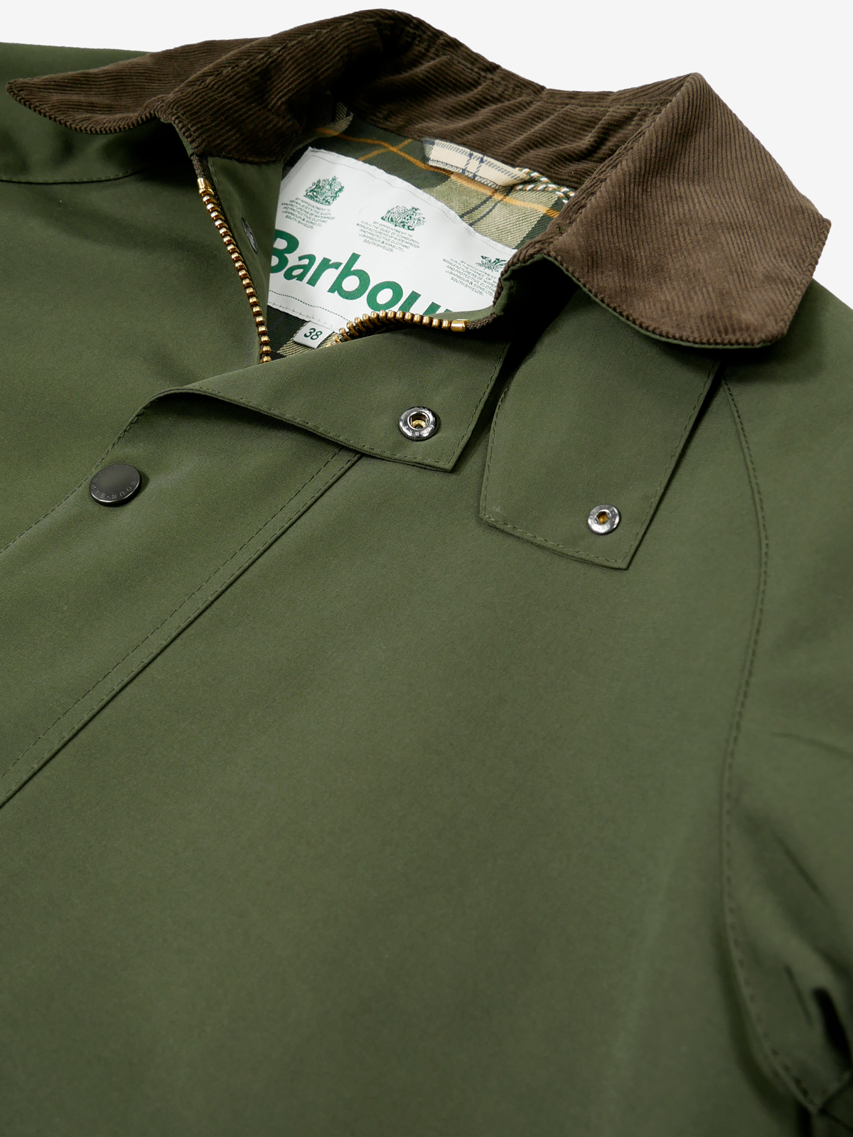 BARBOUR｜NEW BURGHLEY JACKET 2LAYER｜セージ