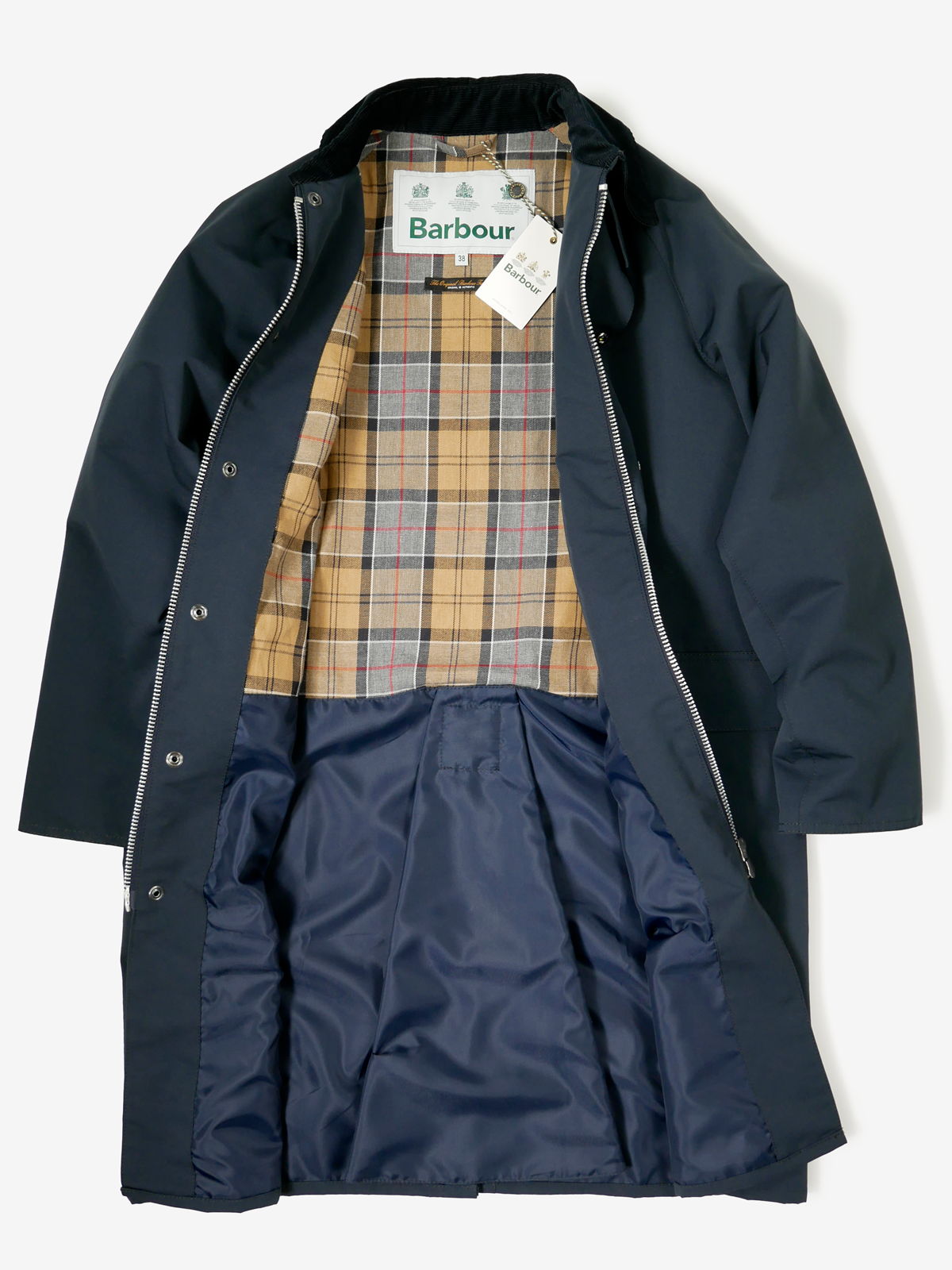 BARBOUR｜NEW BURGHLEY JACKET 2LAYER｜ネイビー